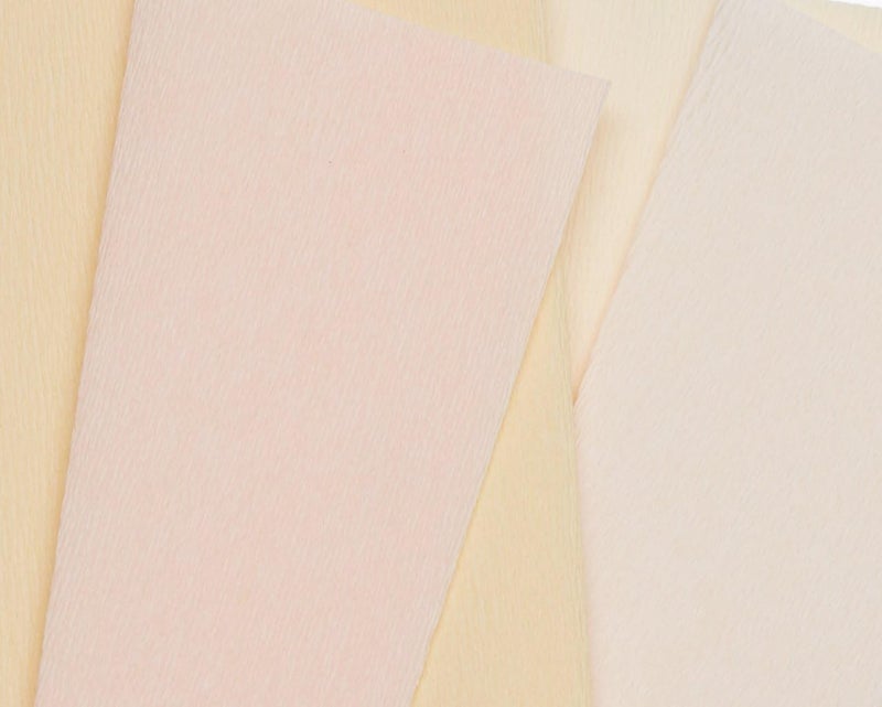 Lia Griffith Double Sided Crepe Paper Folds Roll, 6.7-Square Feet, Blush and Chiffon, Petal and Peach - Image 3